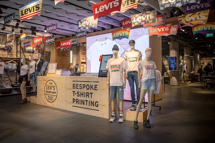 Levis cheap print shop